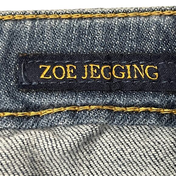 Girls Lucky Brand Distressed Zoe Jeggings Skinny Jeans Size 10 - Picture 3 of 8